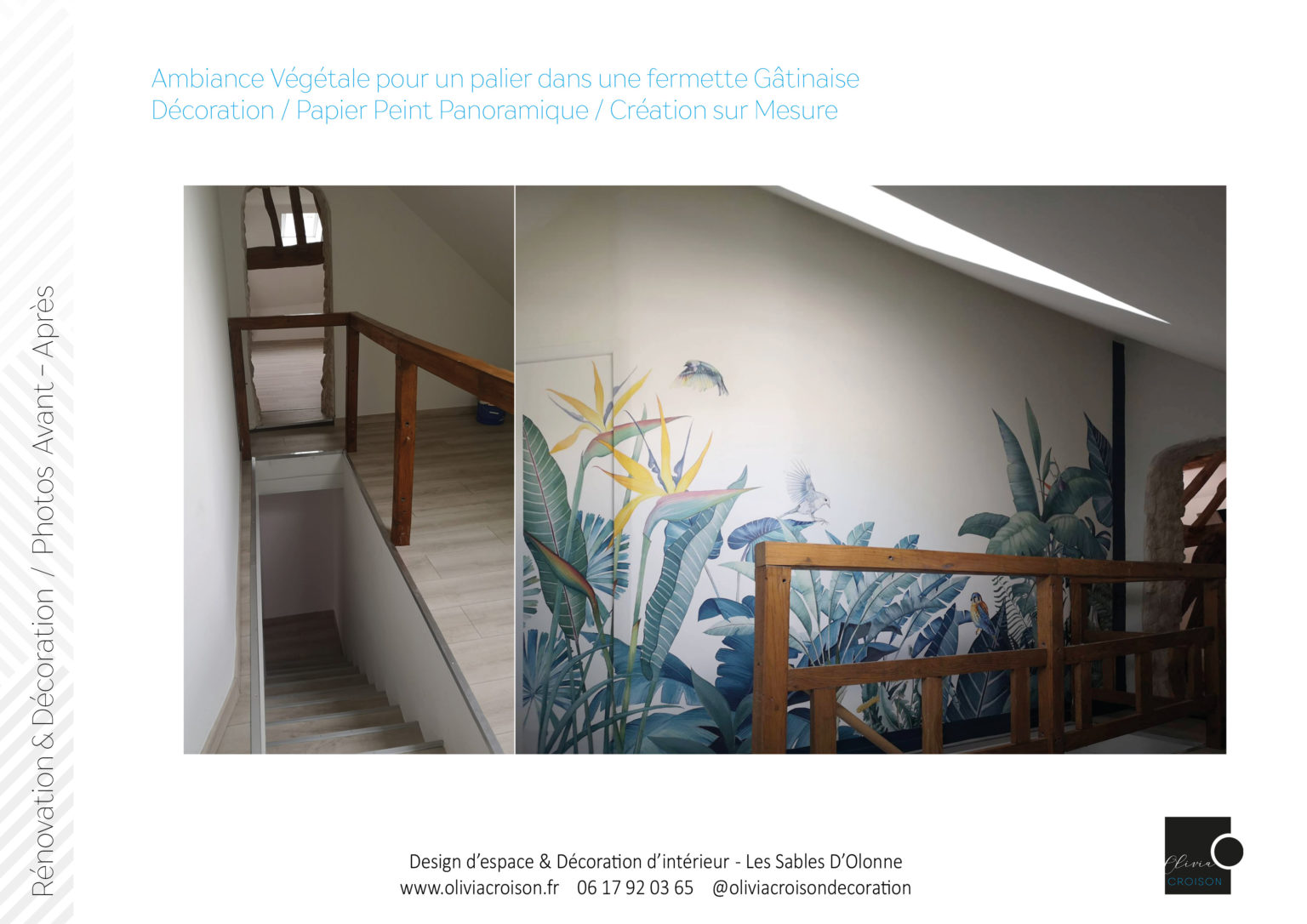 Rénovation & Décoration d'un Palier dans une fermette Gâtinaise — free download